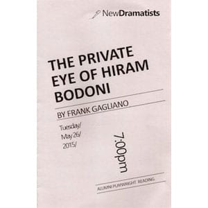 The Private Eye of Hiram Bodoni